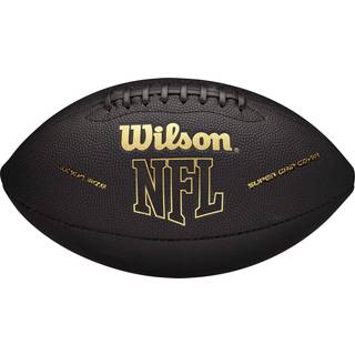 Wilson NFL Super Grip Composite Fodbold - Juniorst?rrelse sort/guld