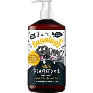 Bugalugs Naturligt Tilskud med Hørfrøolie (500ml)