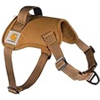 Carhartt No-Pull Hundesele: Fuldt justerbar nylon-duck, Hurtig kontrolhåndtag, Reflekterende detaljer, Carhartt brun Ekstra stor