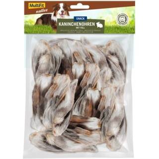 Native kanin øre med pels 100 g