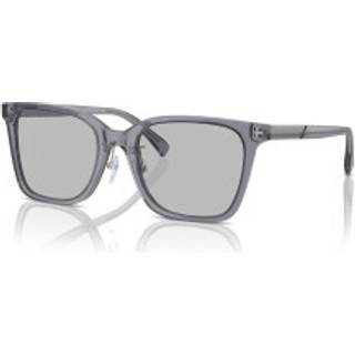 Emporio Armani EA4226D Asian Fit 502987 55 Solbriller Mænd Grå - Glossy Transparent Grey - 55mm