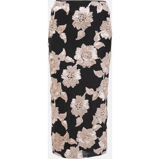 Rotate Floral mesh midi skirt - multicoloured - XXS