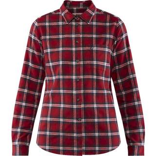 Fjällräven Women's Övik Flannel Shirt Deep Red, XS