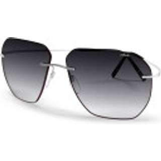 Silhouette Felis Rimless 8743/75 7210 60 Solbriller Mænd Silver - Titanium Silver - 60mm