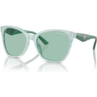 Emporio Armani Kvinde EA4222U 611271 Solbriller Acetat Grøn Grøn Sommerfugl Normal