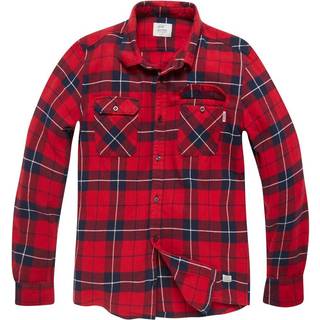Vintage industries Sem Ternet Flannel Skjorte Rød