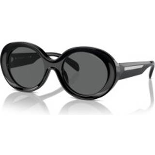 Emporio Armani Kvinde EA4231U 501787 Solbriller Acetat Sort Grå Rund Normal