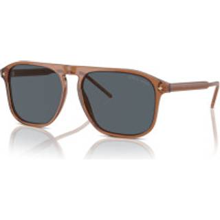 Giorgio Armani Mand AR8212 5932R5 Solbriller Acetat Brun Blå Firkantet Normal