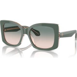 Giorgio Armani AR8208U 60762C 55 Solbriller Kvinder Grøn - Sage Green On Transparent Pink - 55mm