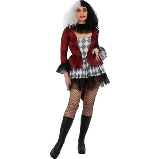 Evil Harlekin Damen Kostüm M