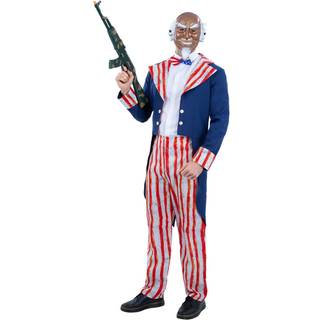 Uncle Sam Horror Patriot Herren Kostüm M