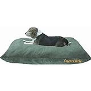 G?r det selv DIY Pet Bed Bed Pillow Duvet Canvas Cover + Vandt?t intern sag til hund/kat ved medium 36 """" x29 """" Olivengr?n farve - kun d?kker