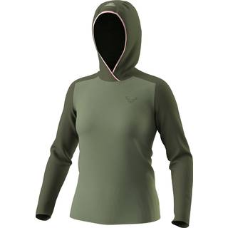 Dynafit Women's Traverse Sun Hoody Hoodie Damer størrelse S farve olivengrøn