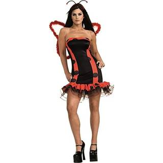 Sexy Marienkäfer Kostüm mit Flügel S