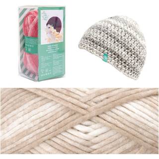 Häkelset Mütze Wild Wild Wool print - Beige