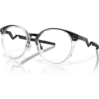 Oakley Mand OX8181 COGNITIVE R 818103 Optiske stel Titanium Transparent Transparent Rund Normal