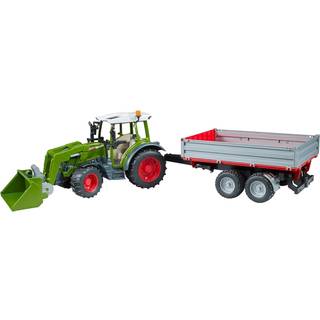 Bruder Fendt Vario 211 med Frontlæsser og Tipping Trailer