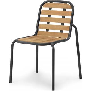 Normann Copenhagen Vig Udendørsstol Sort/Robinia