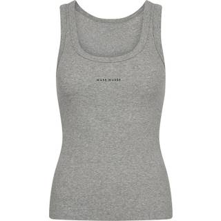 Copenhagen Muse Siv Top - Light Grey Melange