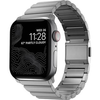 Nomad Titanium Band Apple Watch Ultra 2 49mm Silver