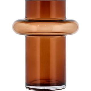 Lyngby Glas Tube vase glas 20 cm Amber