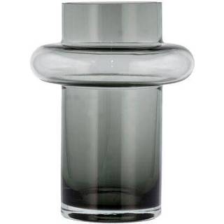 Tube vase Lyngby Glas - smoke