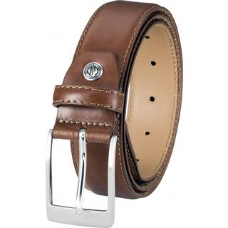 Lindenmann Herren Gürtel braun, cognac Glattleder