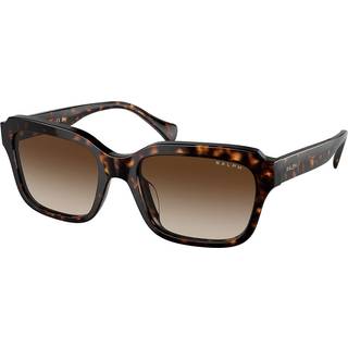 Ralph Lauren Kvinde RA5312U 500313 Solbriller Acetat Skildpadde Brun Firkantet Normal Skygge