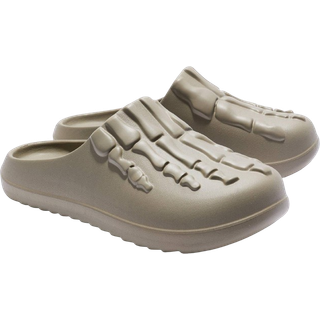 Mens Stone Perforated Skeleton Moulded Mule
