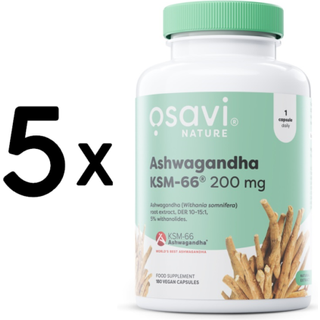 Ashwagandha KSM-66, 200mg - 180 veganske kapsler