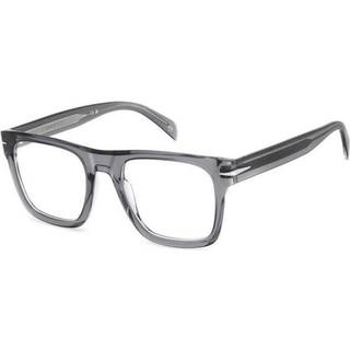 DAVID BECKHAM Mand DB 7020/FLAT TX7 Optiske stel Acetat Grå Firkantet