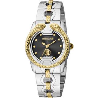 Roberto Cavalli by Franck Muller RV1L168M0061 Classic Sort/Guldtonet stål Ø32 mm