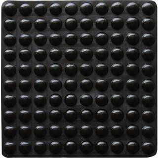 Llry klar kl?bende kofangerpuder- Lyd d?mpning gennemsigtige gummif?dder til skabsd?re skuffer glas toppe billedrammer sk?rebr?dder 100 stk (halv