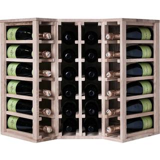 Caverack - Hjørne - 24 flasker - Egetræ