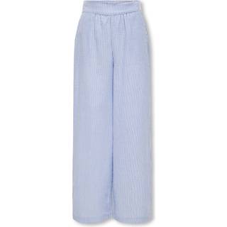 Kids Only Cloud Dancer/clear Sky Stribede Bukser - Str. 14y 164cm
