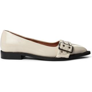 Saso Low Sko, Beige Patent, 36
