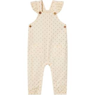Lil Atelier Turtledove Blomstrede Loose Overalls
