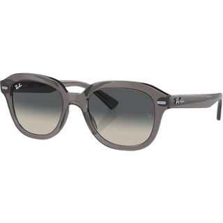 Ray - Ban Unisex RB4398 ERIK 667571 Solbriller Acetat Grå Grå Firkantet Normal Skygge
