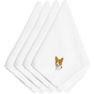 """"Carolines Treasures EMBT2513NPKE Basenji broderede servietter (s?t med 4) 20"""""""" Multicolor""""