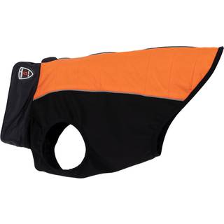 Trespaws beedle - dog jacket BLACK/ BURNT ORANGE S