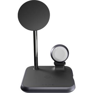 ZENS 4-in-1 Magnetic + Watch Wireless Charger wireless charging stand - + AC power adapter - 20 Watt - MFI Certified