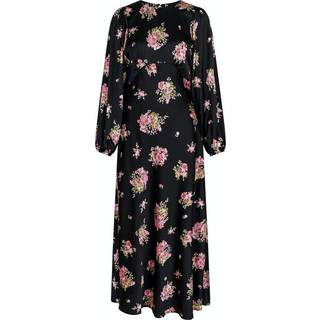 Ilba Flower Bunch Kjole, Black, 34