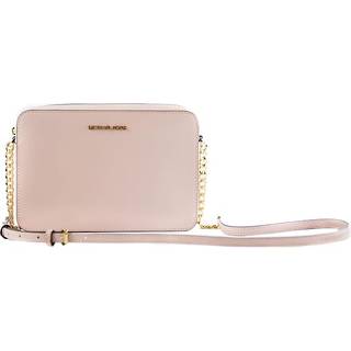 MK Jet Set Large Saffiano Leather Crossbody Bag - Pink - Michael Kors - ONE SIZE