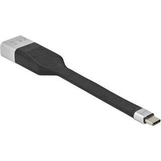 Delock USB-C til Fladt RJ45 kabel - 10/100/1000 Mbps - 15 cm