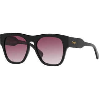 Chloé CH0149S 001 55 Solbriller Kvinder Black - Black - 55mm