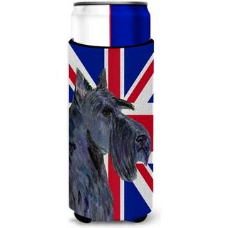 Scottish Terrier med den engelske union Jack British Flag Ultra Beverage Isolators til slanke d?ser SS4971MUK