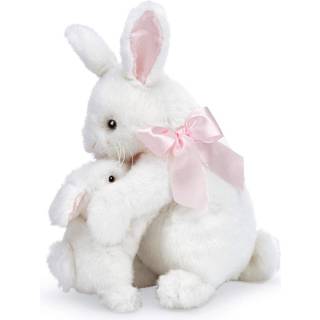 Bearington Some Bunny Loves You Hvid plys udstoppet dyr Bunny Kanin Yndig nuttet Fantastisk gave til kaninelskere i alle aldre F?dselsdage Hellig