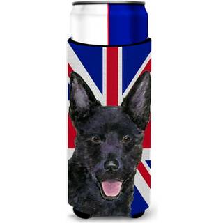 Australske Kelpie med den engelske union Jack British Flag Ultra Beverage Isulators til slanke d?ser SS4940MUK