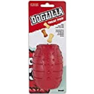 Dogzilla Treat Pod Toy Red Small