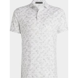 G/Fore G/Fore White Mapped Icon Camo Tech Jersey Polo Shirt